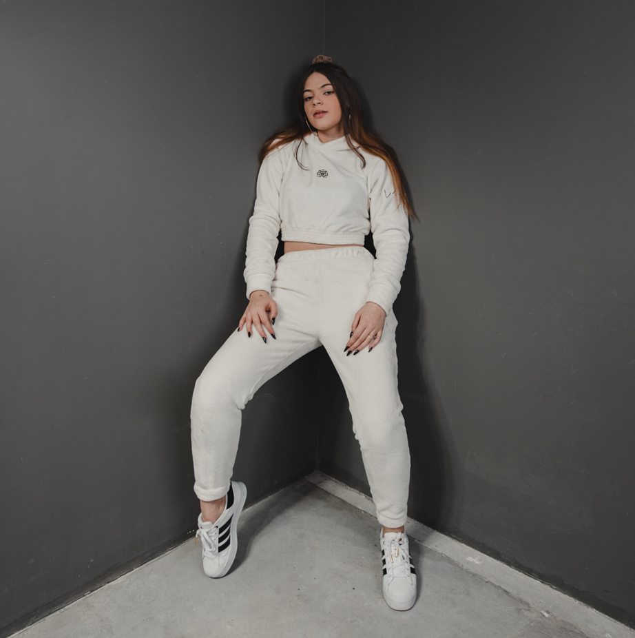 Conjunto em Pele 100% sintética Cropped