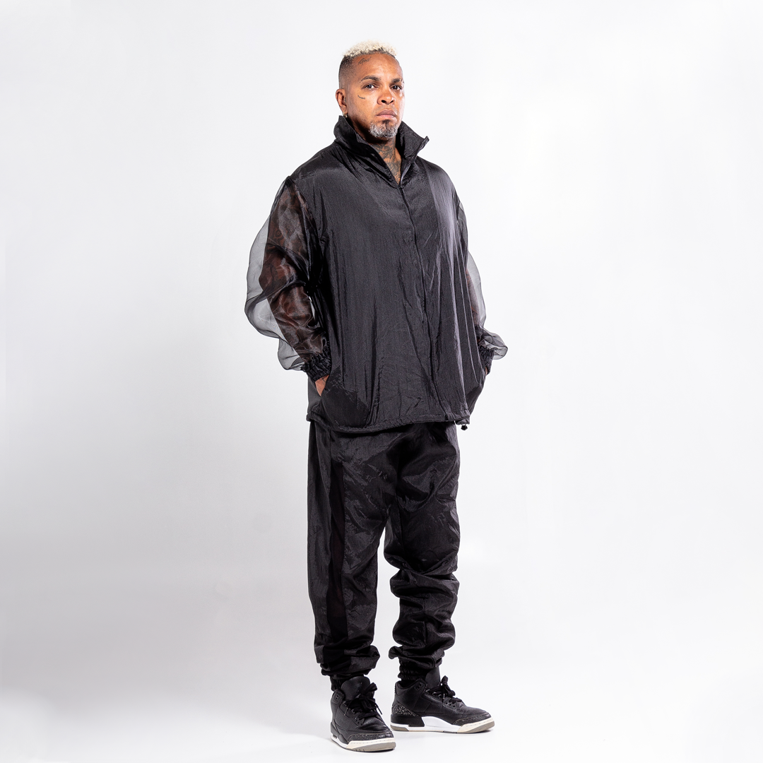 Conjunto transparente oversized