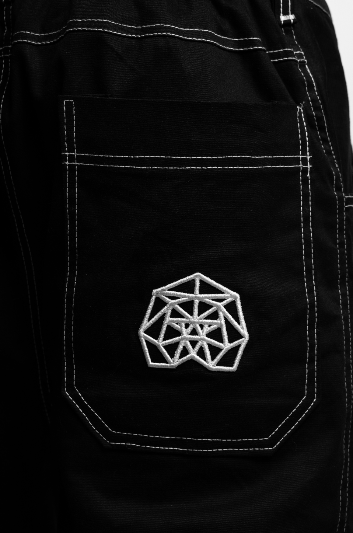 Jorts oversize preto