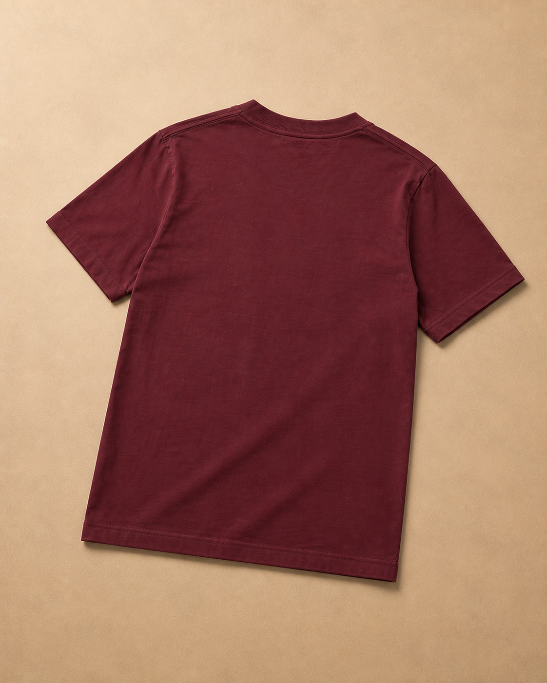 Camiseta Básica Marsala costas